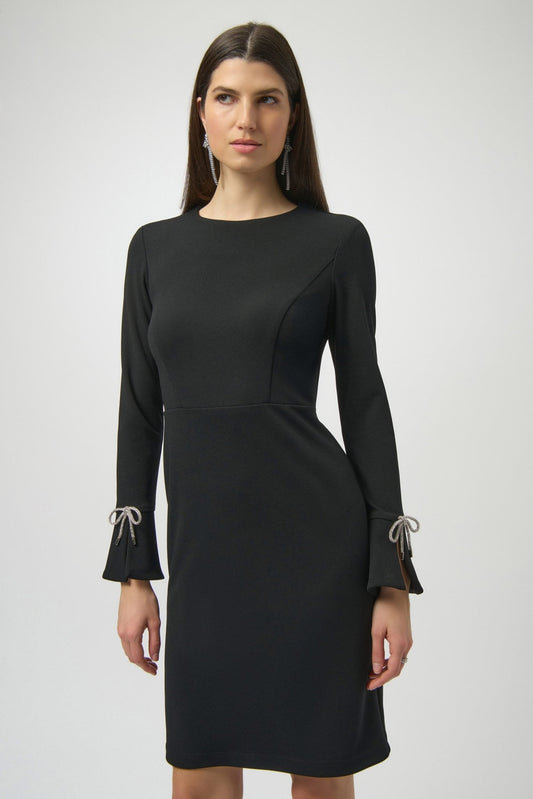 Joseph Ribkoff Bow Detail Shift DressDressesPosh Boutique