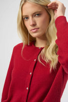 Joseph Ribkoff Deep Cherry Cashmere CardiganSweatersPosh Boutique