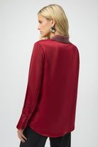 Joseph Ribkoff Embellished Collar BlouseTopsPosh Boutique