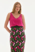 Joseph Ribkoff Floral Embroidered Pencil SkirtSkirtsPosh Boutique