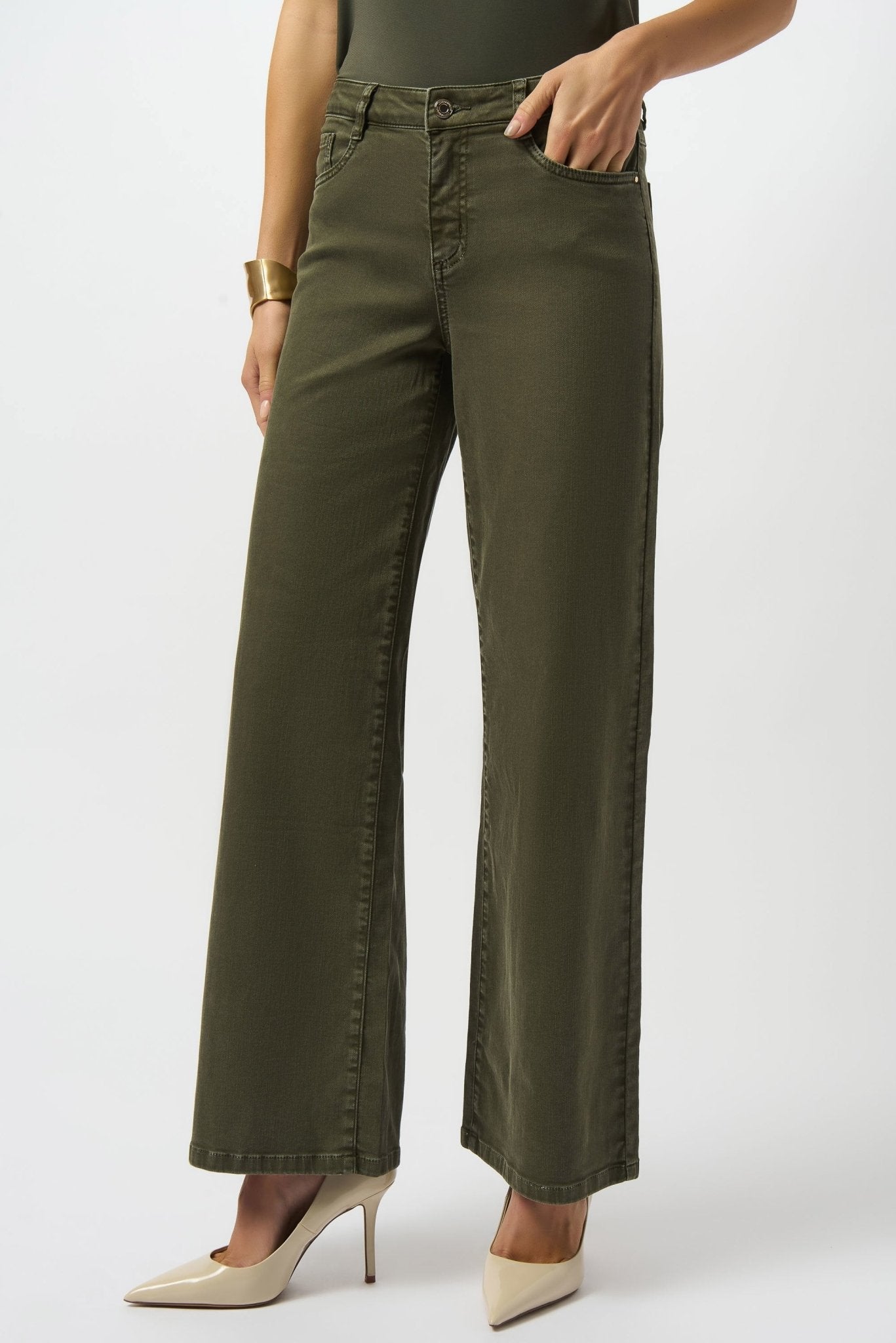 Joseph Ribkoff Goldie Wide Leg JeanDenimPosh Boutique