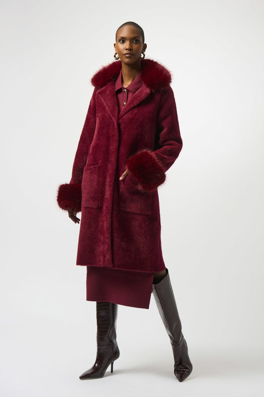 Joseph Ribkoff Kylie Fur CoatJacketsPosh Boutique