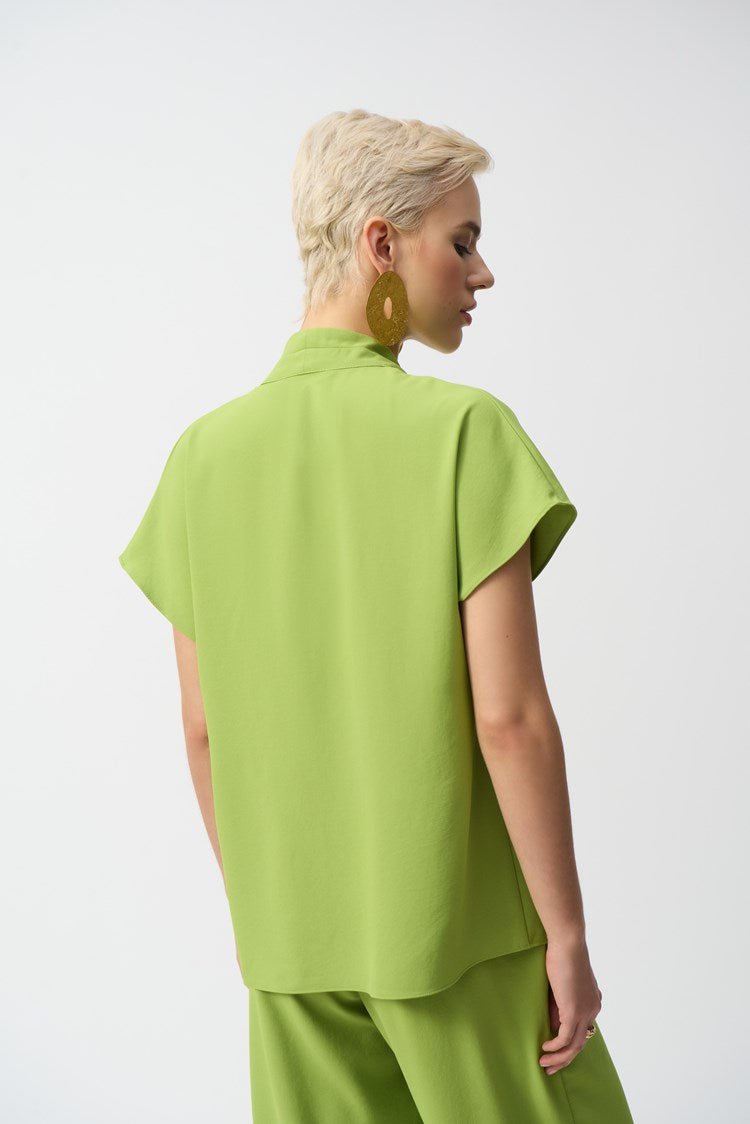 Joseph Ribkoff Pleat TopTopsPosh Boutique