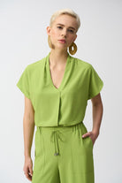 Joseph Ribkoff Pleat TopTopsPosh Boutique