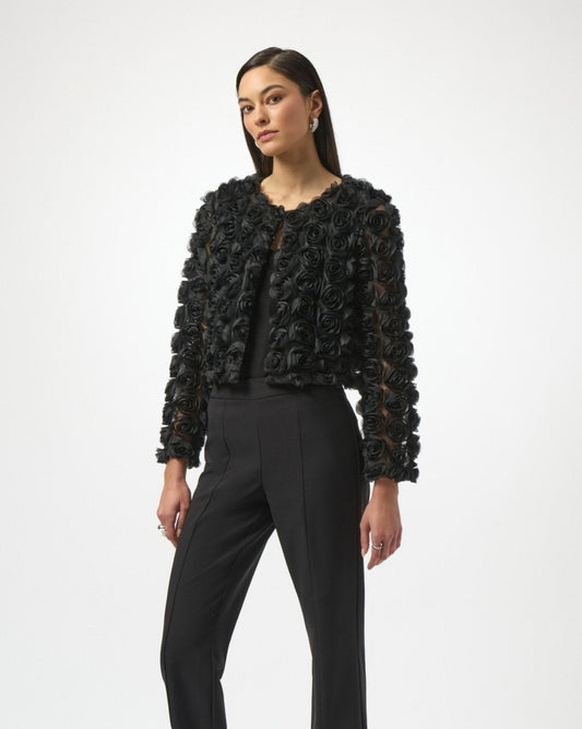 Joseph Ribkoff Rosette Cover UpJacketsPosh Boutique