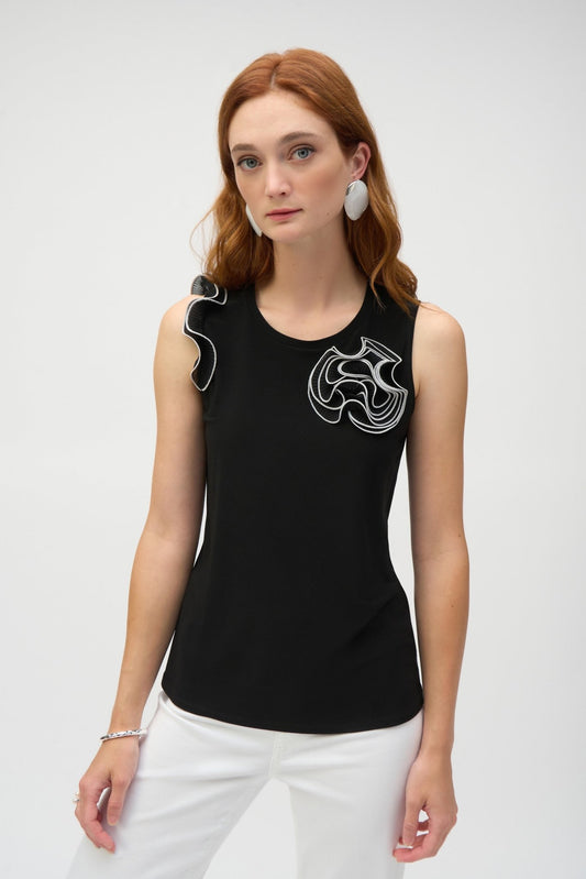 Joseph Ribkoff Silky Chiffon TopTopsPosh Boutique