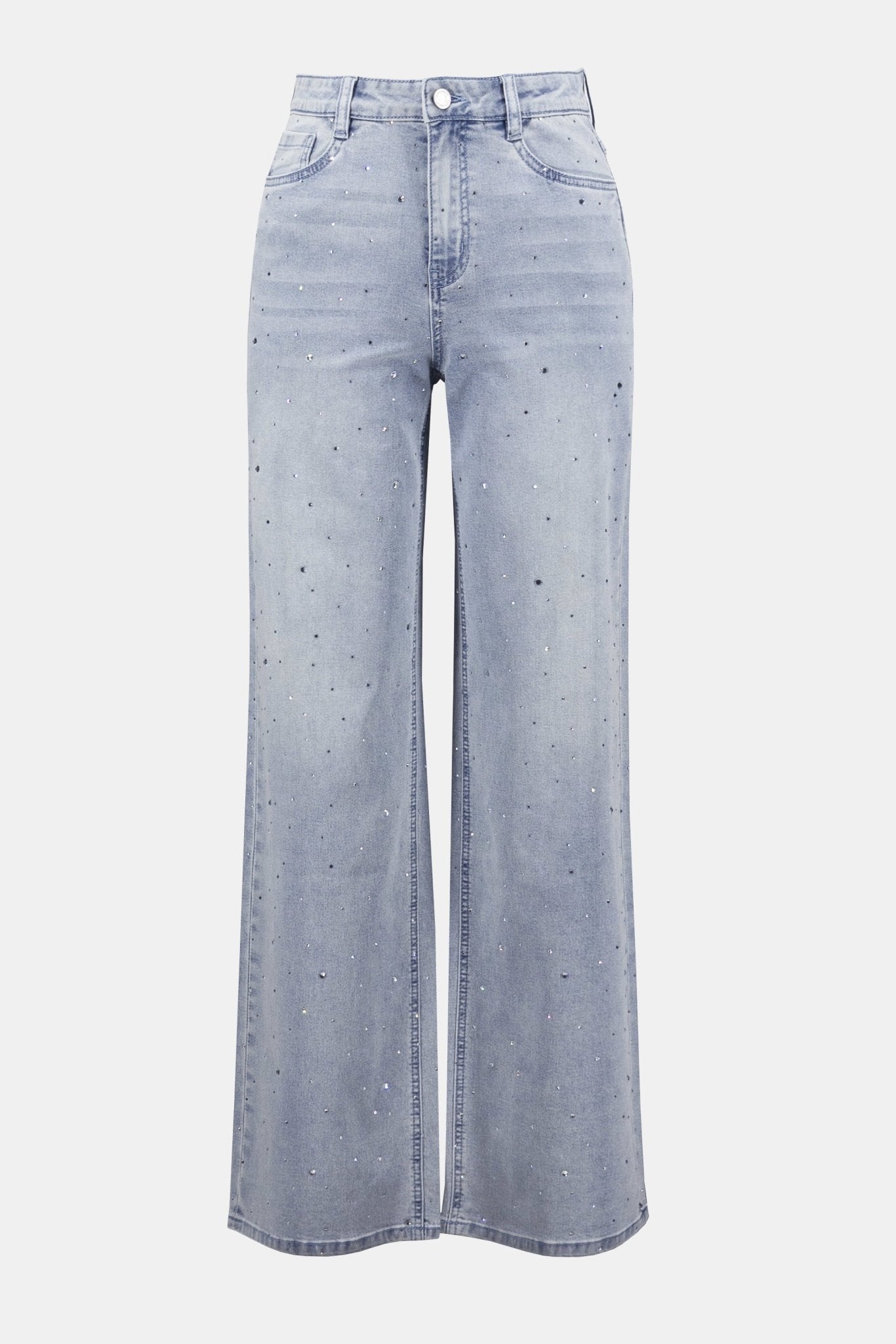 Joseph Ribkoff Wide Crystal JeansDenimPosh Boutique