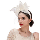 KaKyCo Bow and Veil FascinatorHatsPosh Boutique