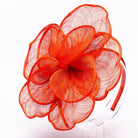 KaKyCo Red Peony FascinatorHatsPosh Boutique