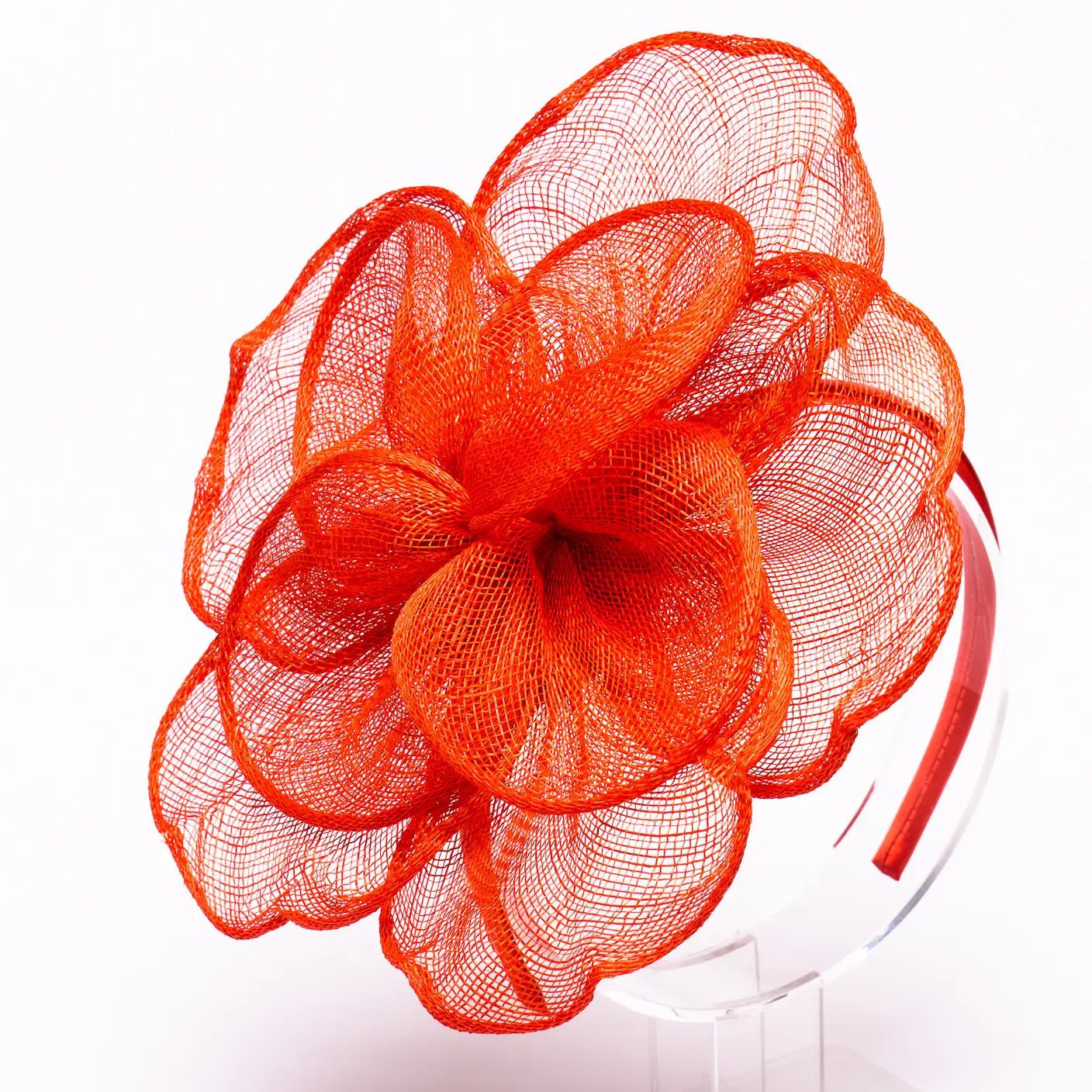 KaKyCo Red Peony FascinatorHatsPosh Boutique