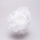 KaKyCo White Peony FascinatorHatsPosh Boutique