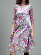 Komarov Rose Bouquet DressDressesPosh Boutique