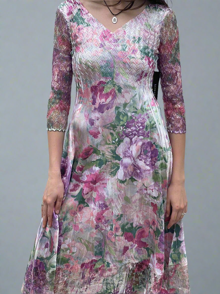 Komarov Rose Bouquet DressDressesPosh Boutique
