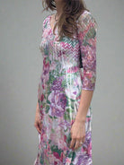 Komarov Rose Bouquet DressDressesPosh Boutique
