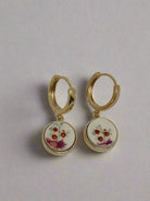 K.Ross Antique China Huggie EarringsJewelryPosh Boutique