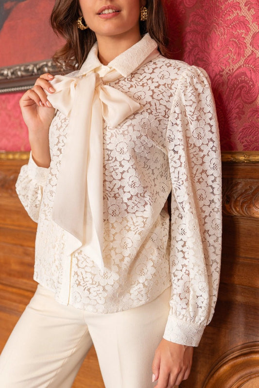 Lace Dress ShirtTopsPosh Boutique