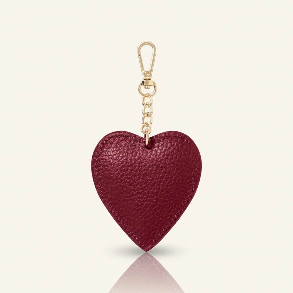 Leather Heart KeychainPosh Boutique