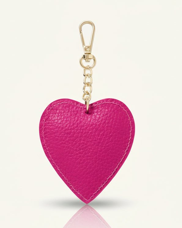 Leather Heart KeychainPosh Boutique