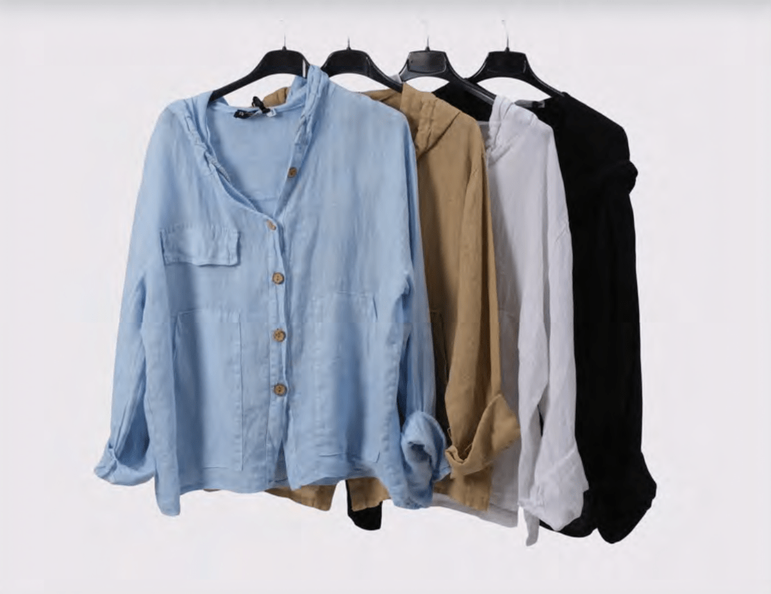 Linen HoodieTopsPosh Boutique