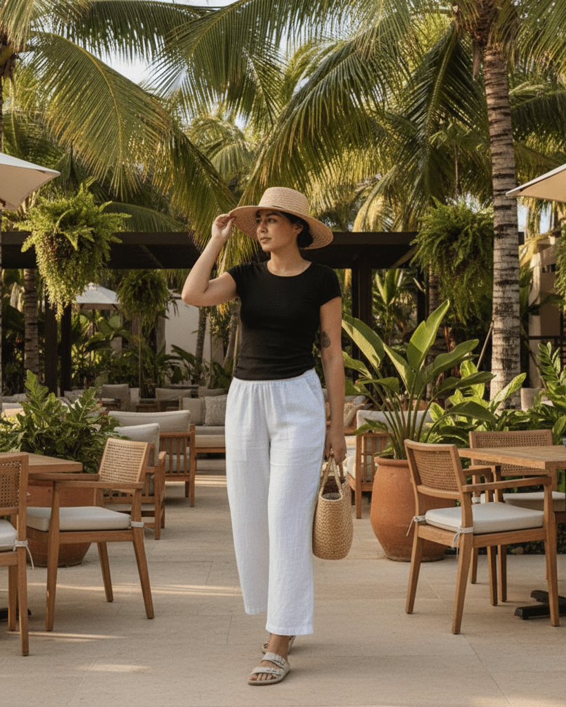 Linen Lantern PantPantsPosh Boutique