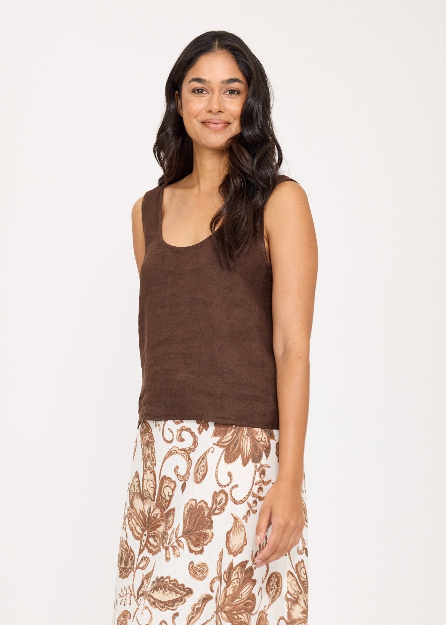 Linen Scoop TopPosh Boutique