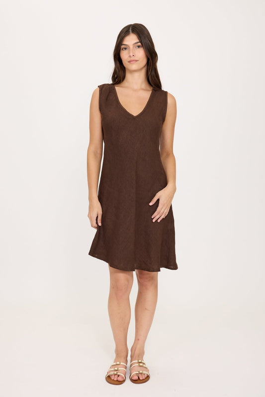 Linen Slip DressPosh Boutique