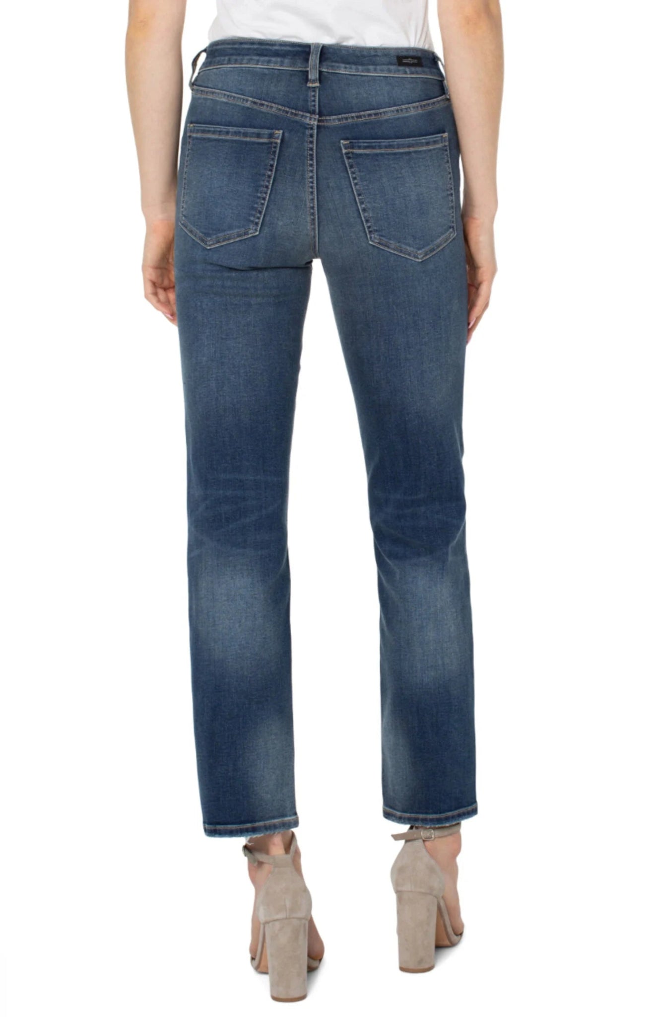 Liverpool Kennedy Straight JeansDenimPosh Boutique