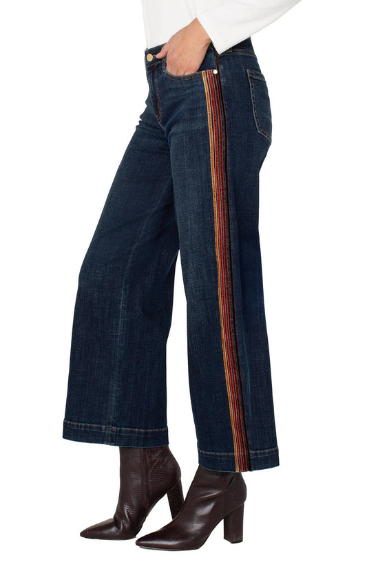 Liverpool Stride Velvet Trim JeanDenimPosh Boutique