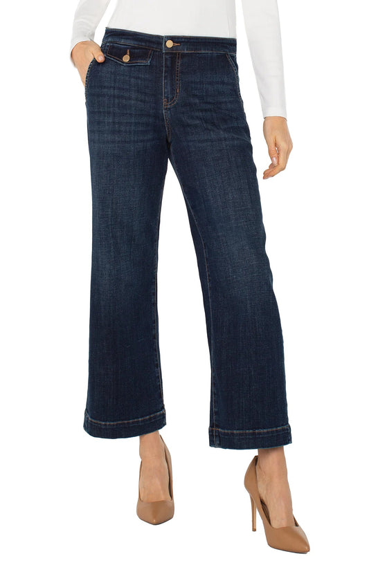 Liverpool Wide Leg Stride JeanDenimPosh Boutique