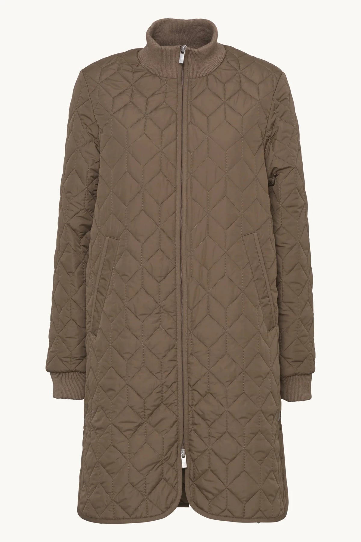 Long Quilted JacketJacketsPosh Boutique