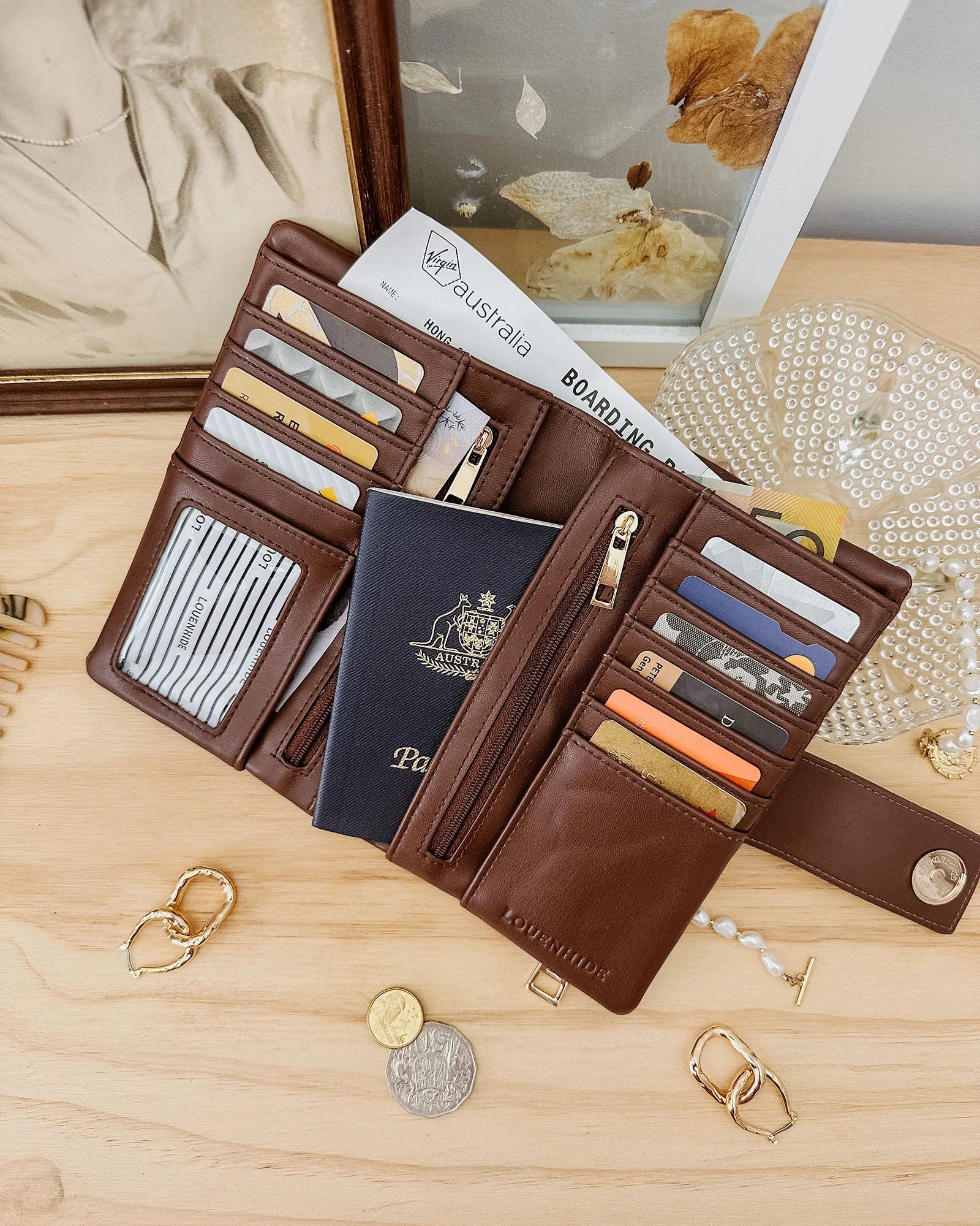 Louenhide Bailey Wallet - CocoaHandbagsPosh Boutique