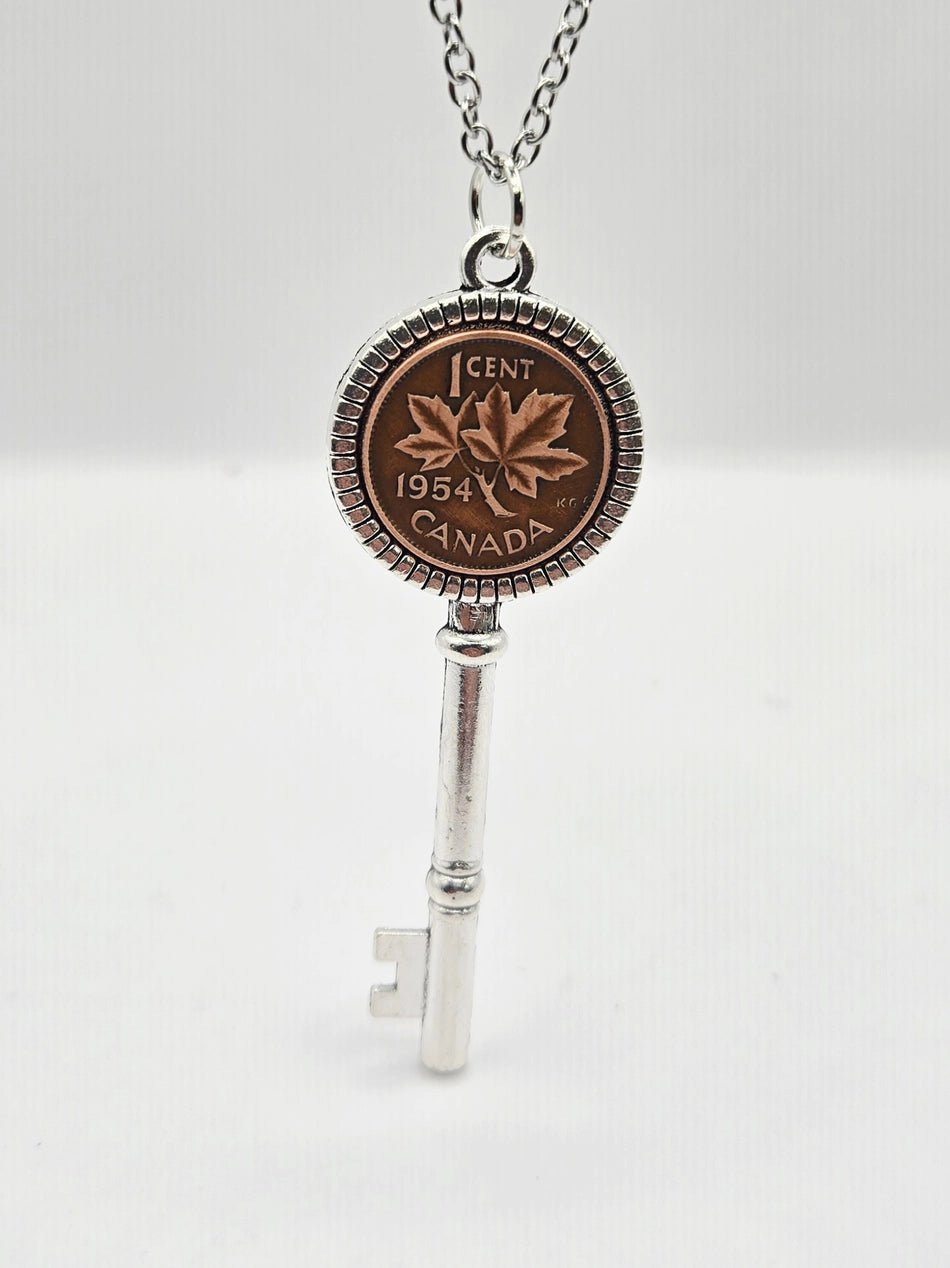 Lucky Penny Key NecklaceJewelryPosh Boutique