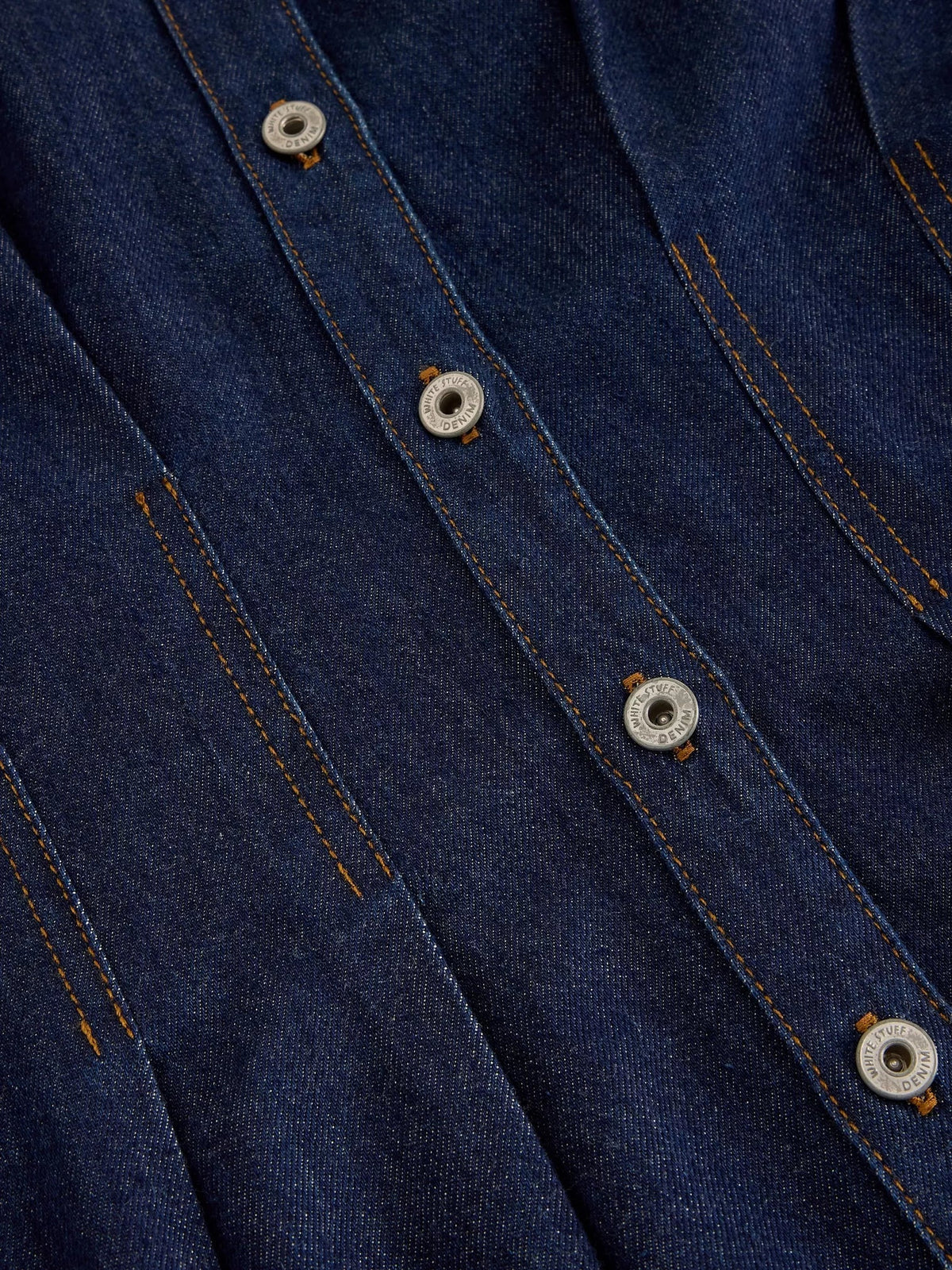 Luna Denim Pleat DressPosh Boutique