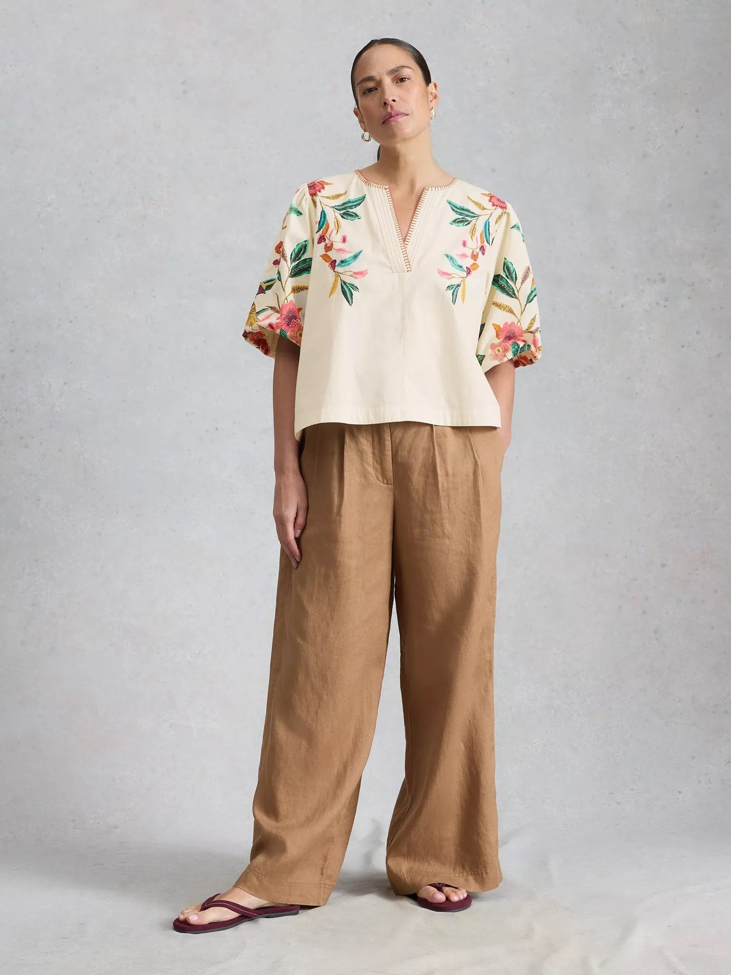 Maeve Embroidered BlouseTopsPosh Boutique