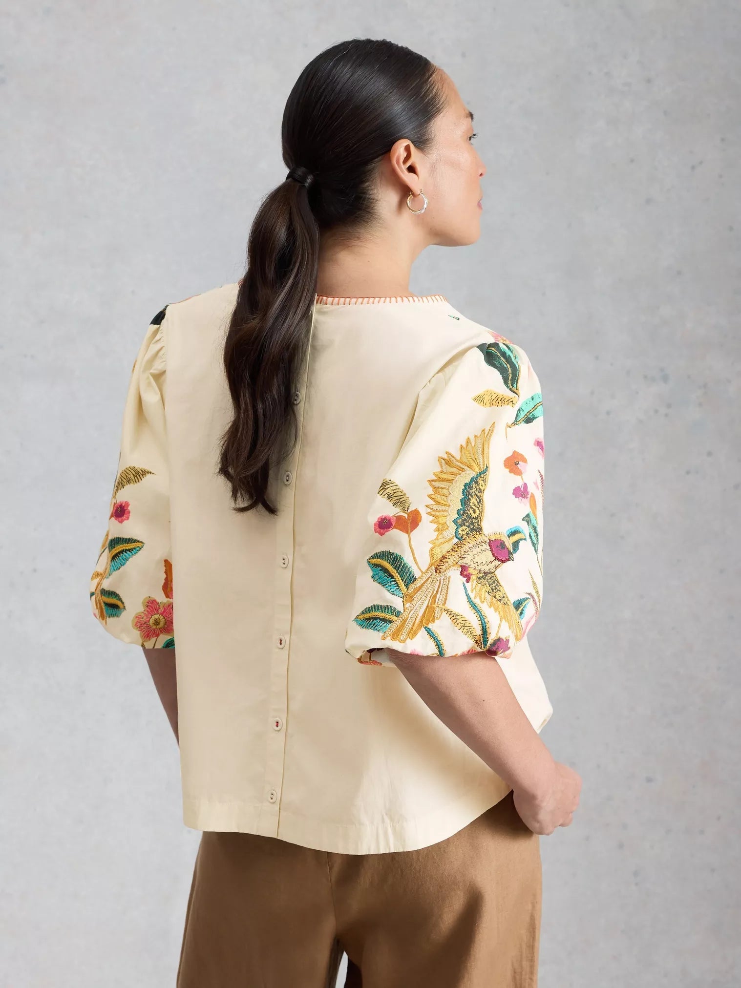 Maeve Embroidered BlouseTopsPosh Boutique