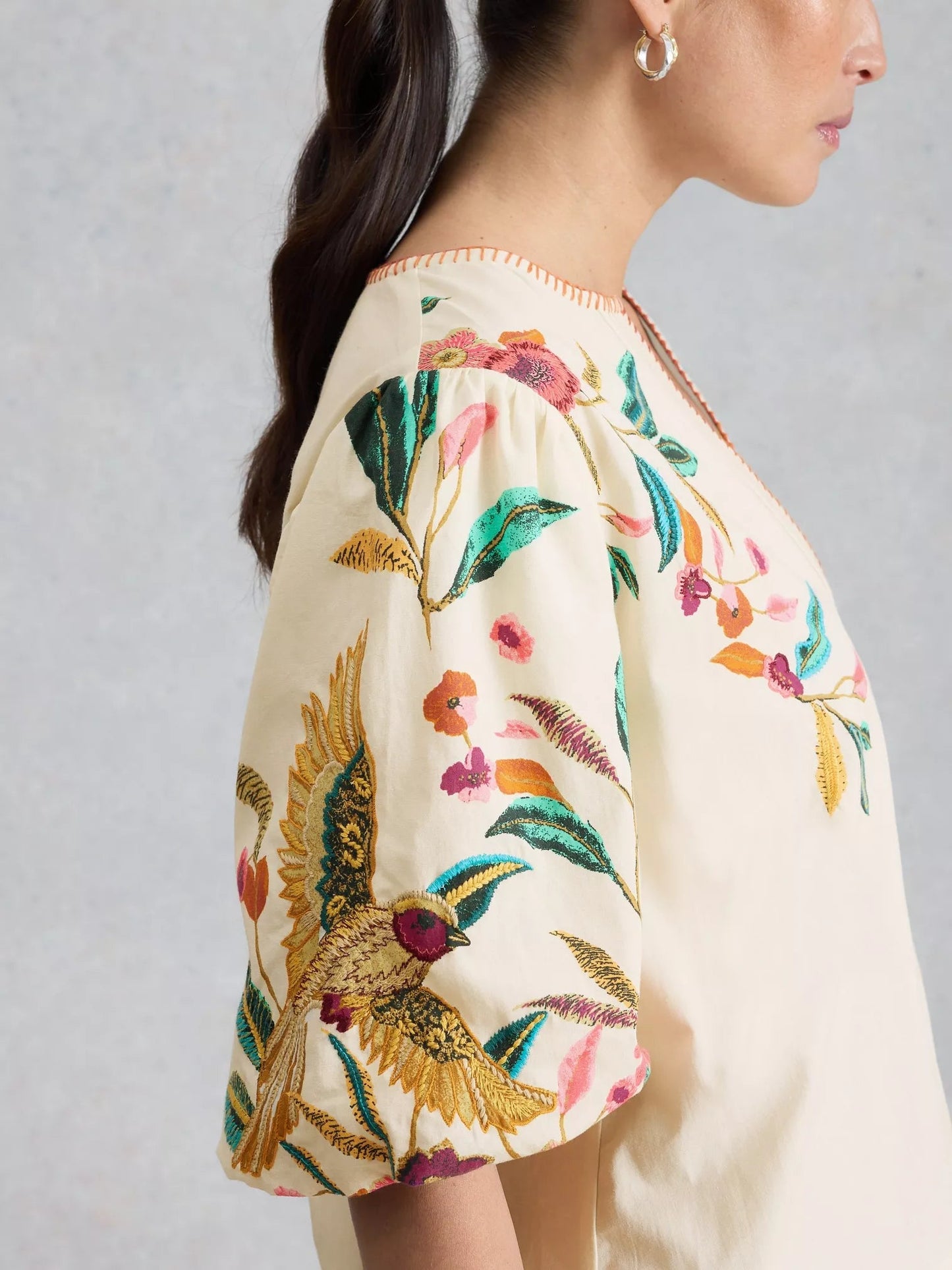 Maeve Embroidered BlouseTopsPosh Boutique