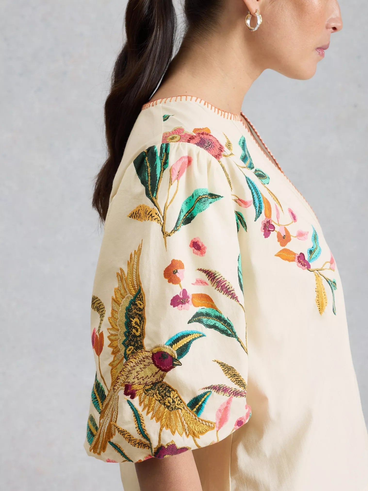 Maeve Embroidered BlouseTopsPosh Boutique