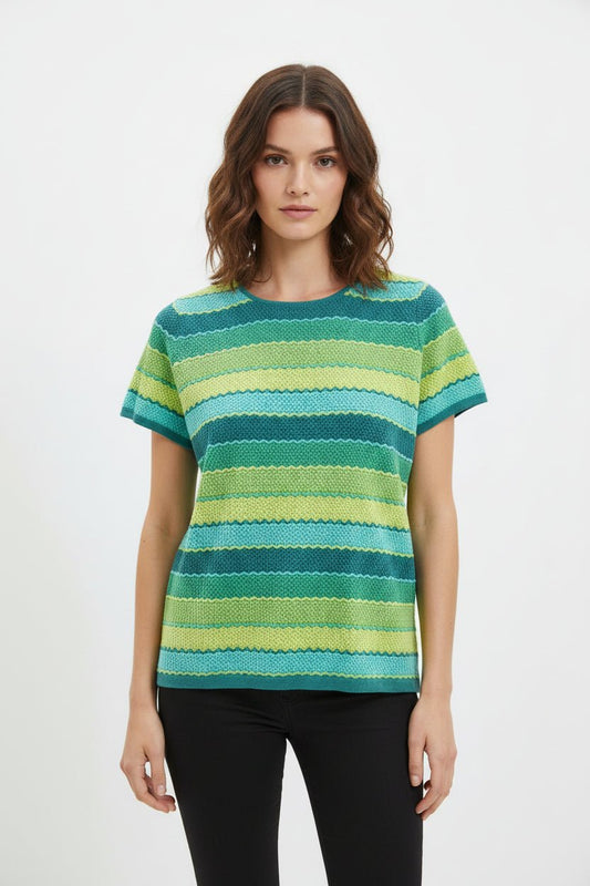 Maribo Knit TeeTopsPosh Boutique