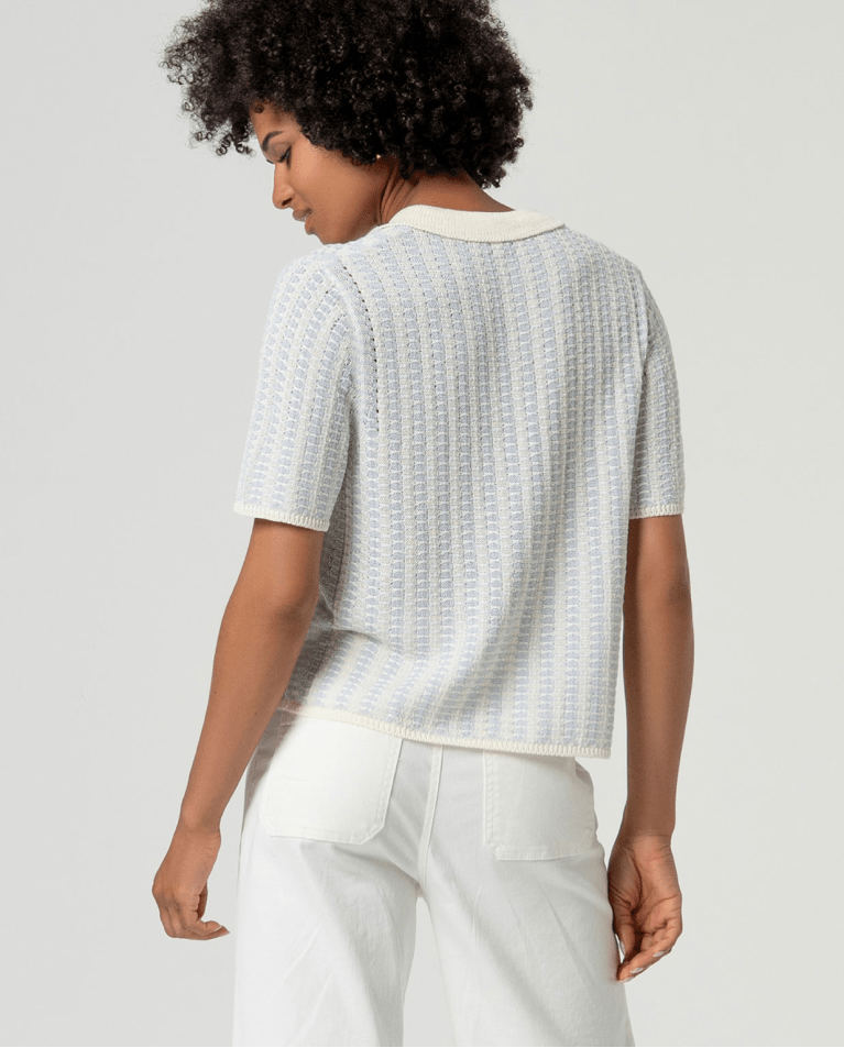 Marina Short Sleeve PoloTopsPosh Boutique