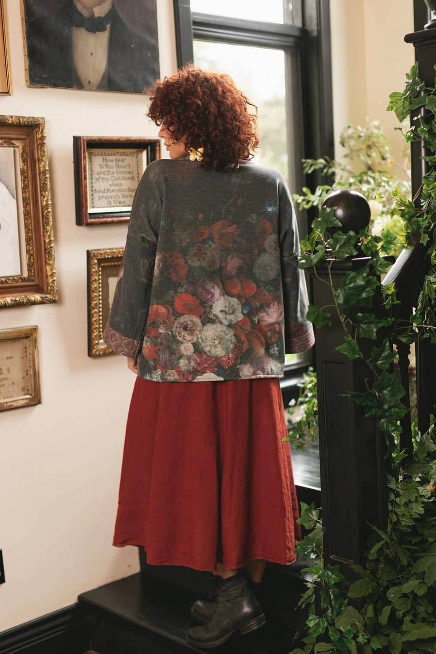 Market of Stars Flight of Fancy Fleece Cottage Kimono JacketJacketsPosh Boutique