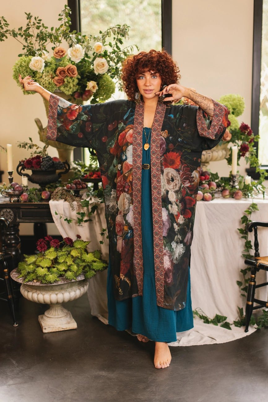 Market of Stars Flight of Fancy Kimono RobeJacketsPosh Boutique