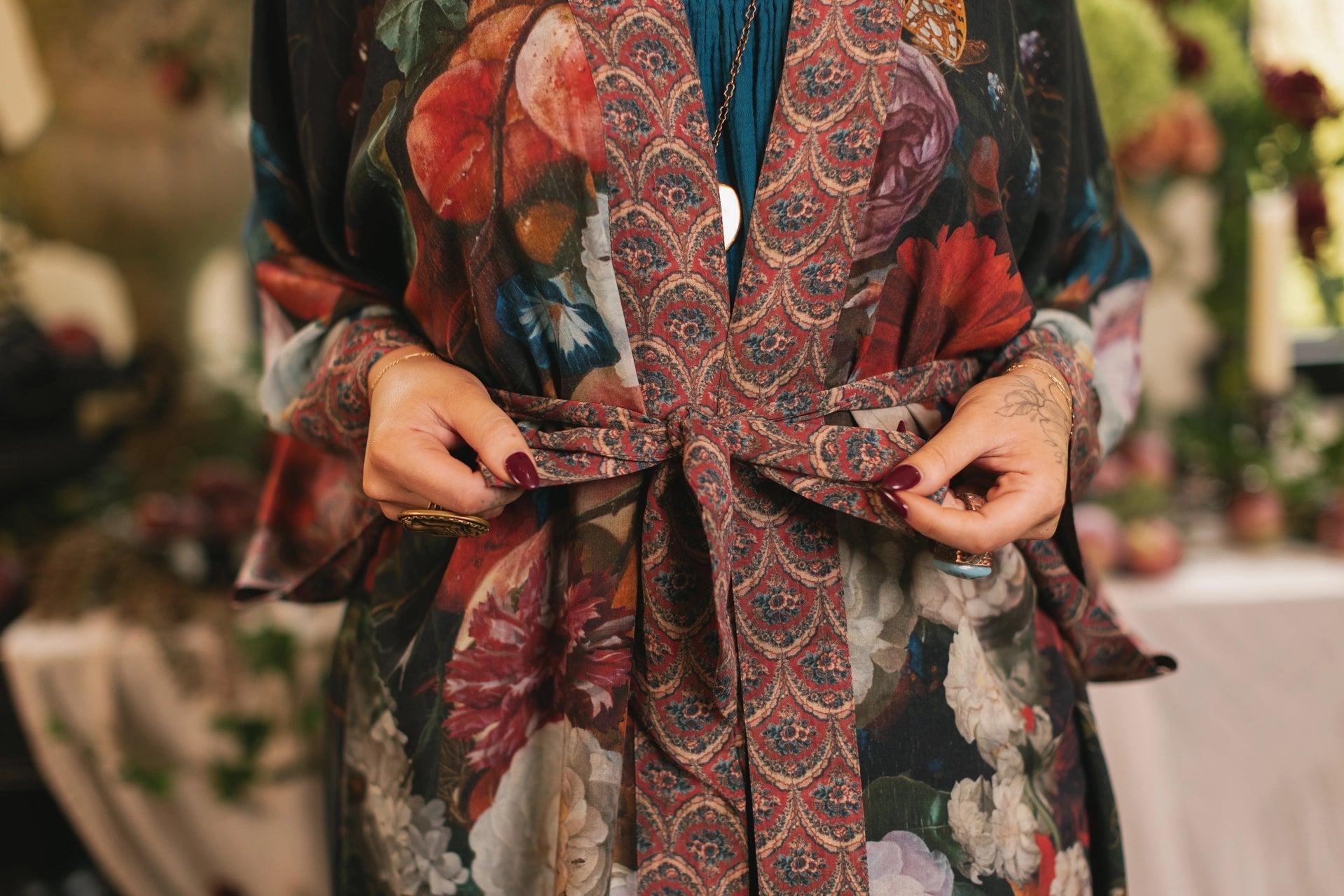 Market of Stars Flight of Fancy Kimono RobeJacketsPosh Boutique