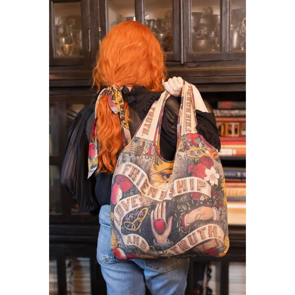 Market of Stars Love & Truth Linen Tote BagHandbagsPosh Boutique