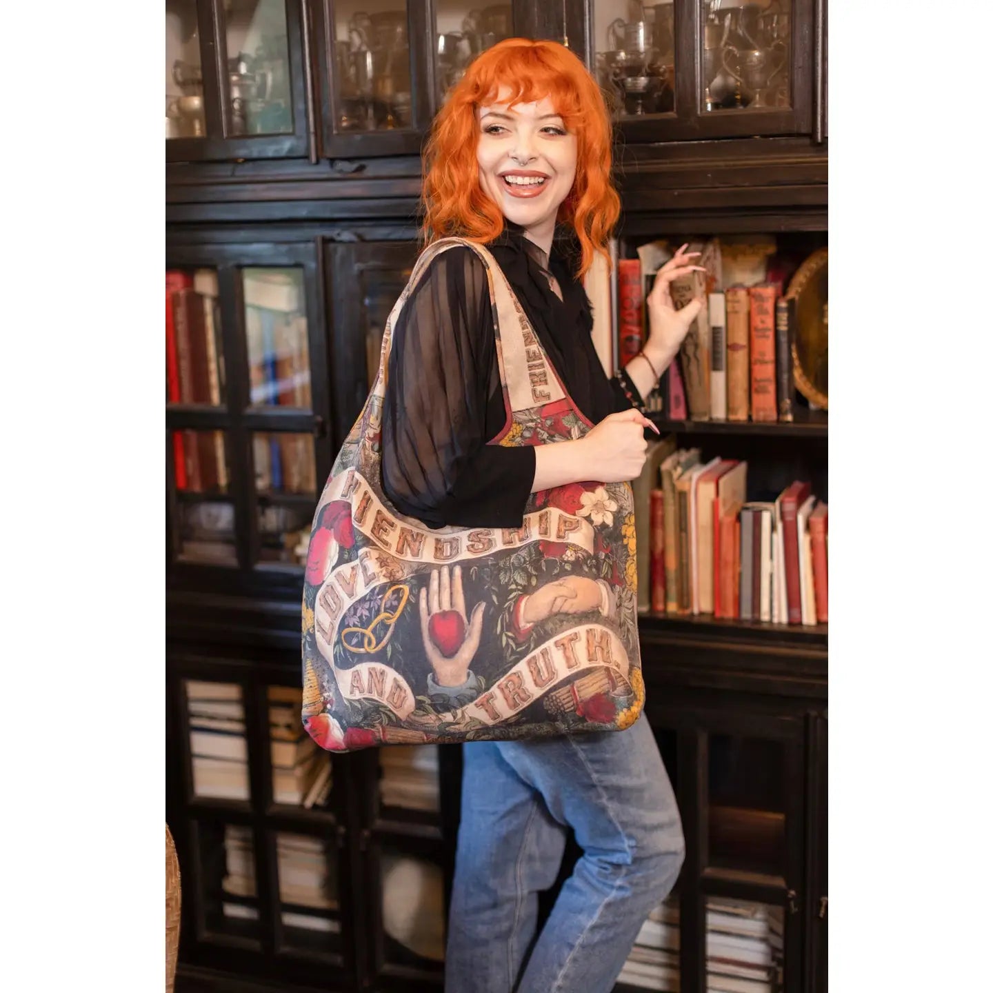 Market of Stars Love & Truth Linen Tote BagHandbagsPosh Boutique