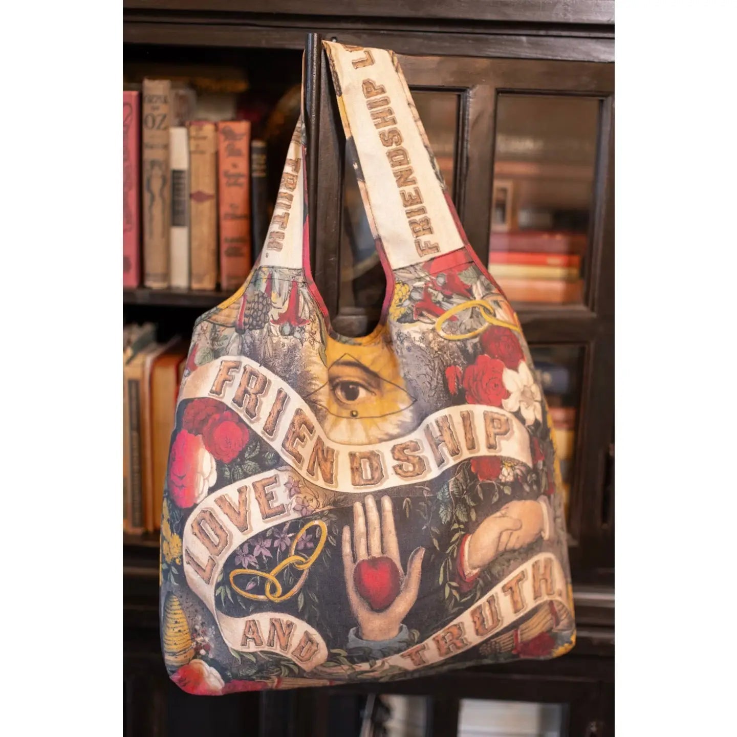 Market of Stars Love & Truth Linen Tote BagHandbagsPosh Boutique