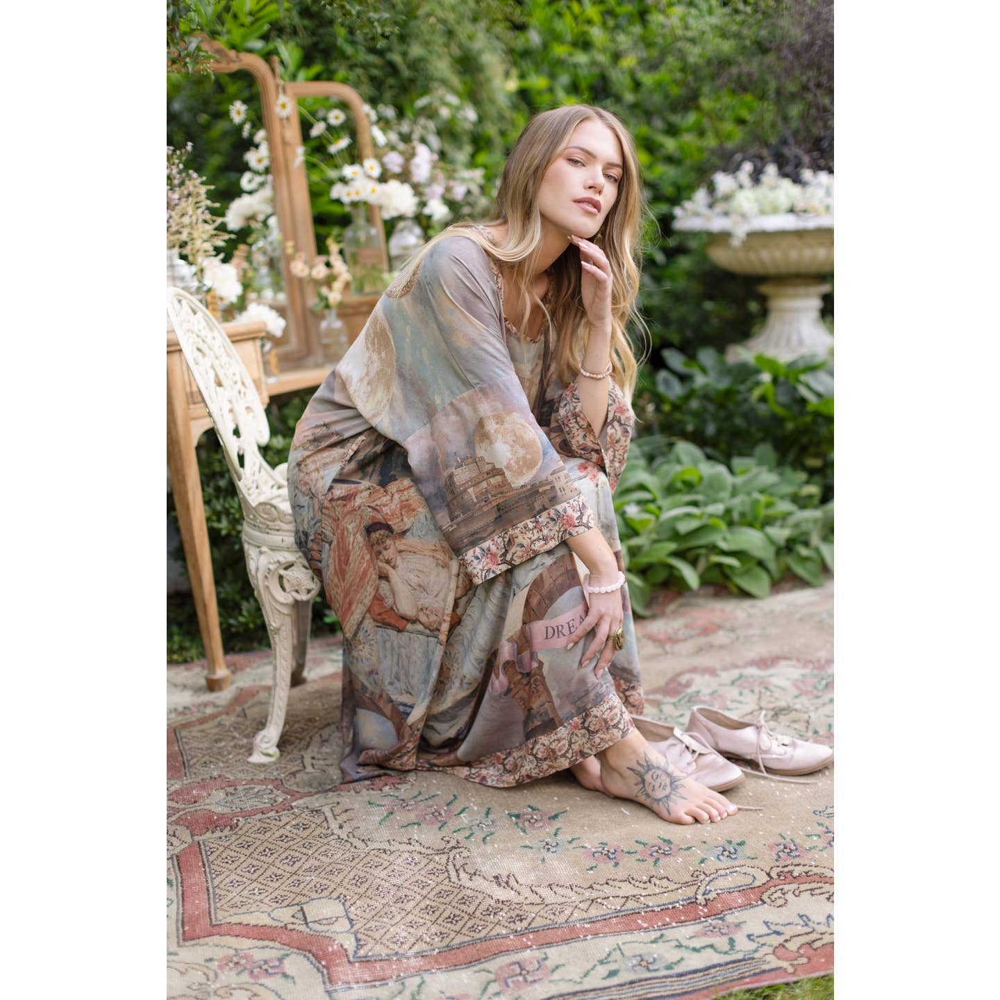 Market of Stars Moon Dreamer Kimono RobeJacketsPosh Boutique