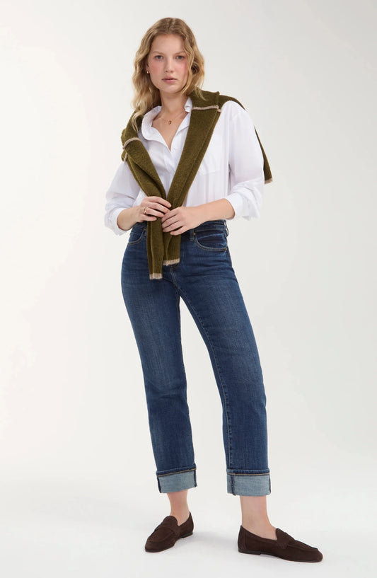 Marley Girlfriend Cuffed JeanPosh Boutique