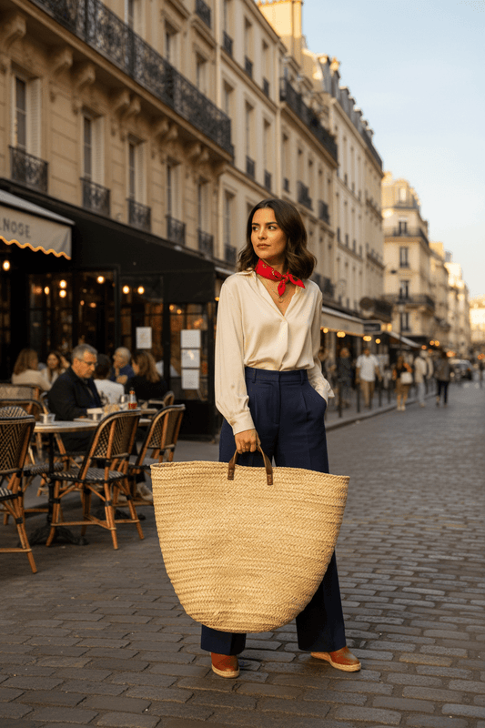 Maxi Palm Market Bag 121Posh Boutique