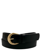 Medike Landes Satin Gold Buckle BeltBeltsPosh Boutique