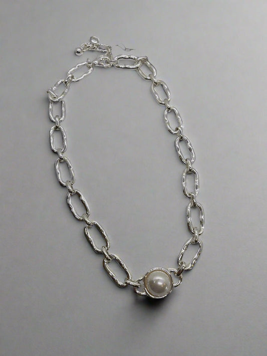 Merx Chunky Pearl Pendant NecklaceJewelryPosh Boutique